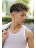 メンズカット＋カラー＋メンズパーマ　￥21100（フェードの場合＋￥1100）