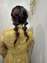 アイラス(I'LAS)&nbsp;【ERI】お呼ばれヘア/結婚式ヘア/ヘアセット/ツインアレンジ