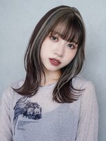 アルバム 銀座(ALBUM GINZA) ミディアムくびれレイヤー_F0957