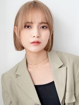 ジプソ 池袋西口(Gypso)&nbsp;ミルクティー９/池袋美容室/髪質改善カラー/白髪ぼかし/縮毛矯正