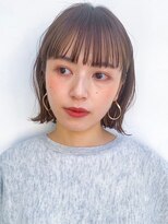 ノイカーム(noi Calm) 髪質改善トリートメントミルクティーベージュカラーくびれヘア