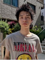 ヒュージ 三軒茶屋(huge)&nbsp;スパイキーショート/ニュアンスパーマ/メンズカット/メンズ