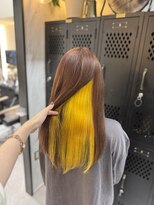 ヴァイス 渋谷店(VAICE)&nbsp;インナーカラー/推しカラー/イエロー