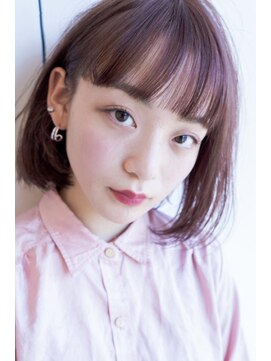 イーズ 鎌倉(e's) 《e's イーズ鎌倉》小顔見せ◎バイオレット×大人ナチュラルボブ