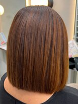 ロンドポレール 北千住(Lond polaire)&nbsp;ラベンダーミルクティー/暗めカラー/ブリーチなし/ボブ/北千住