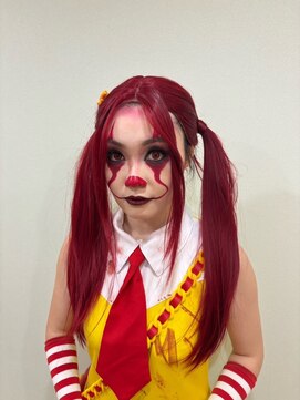 アップスニニー(up's niny) ピエロ系メイク【ハロウィン】