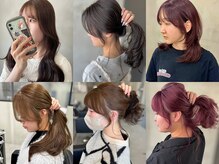 【顔まわり1mmにこだわる小顔カット】小顔印象UP！韓国風バングや似合わせ前髪が得意◎