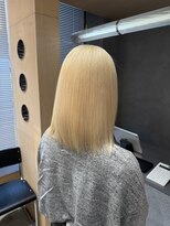 エン 栄店(enne)&nbsp;ミルクティーブラウン/大人ガーリー/ミディアムレイヤーカット