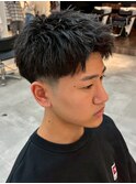 千葉駅MEN’S HAIR/サーフカール/刈り上げセンターパート
