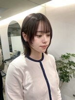 グラフ 日本橋(GRAFF) 顔周りレイヤー/小顔ボブ/ピンクブラウン/暖色/艶髪/20代30代