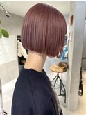 大人可愛い春イメチェン◎前髪あり丸みボブ