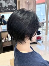 横顔まで可愛い、あなた専用のショート。[ショート/髪質改善/縮毛矯正/白髪ぼかし/東久留米]