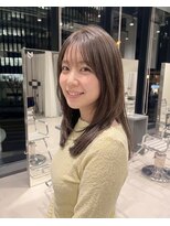 ハーツオオサカ(HE:ARTS OSAKA)&nbsp;シースルーバング顔まわりレイヤー韓国スタイル