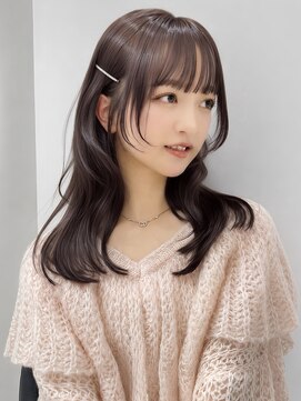 エヌアイ オモテサンドウ(ni omotesando) 上品韓国ヘア◇ミディアムレイヤー顔周りカットくびれミディアム