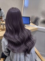 アースコアフュールボーテ 笛吹店(EARTH coiffure beaute)&nbsp;ブリーチなし透明感たっぷりラベンダーカラー