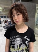 簡単セットボブパーマ