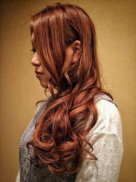 サロン(SALON) Long sculpture No.02(W color＆Cut)