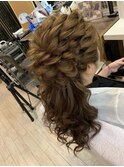 お呼ばれヘアセット♪