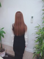 美容室アゾック さらさらロングストレート