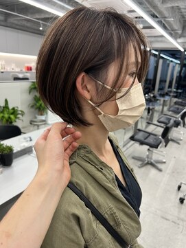 ジルブラン 錦糸町(JIL BLAN) 大人可愛い丸みショートデザインハイライトオージュア【錦糸町】