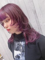 リアイス(Re:ICE) ラベンダーパープルフェザーロングウルフ