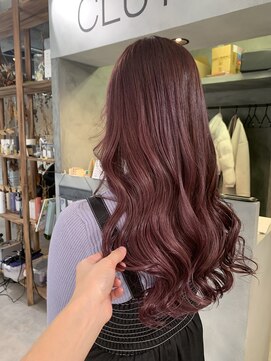 クラッチバイシオンアグリゲイト(CLUTCH by Zi-on aggregate) ピンクラベンダー×セミロング/マーメイドカラー/ミルキーピンク