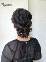 タグマル&nbsp;パーティースタイル☆ゆるふわシニヨン☆