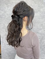 アルバ ヘアリゾート(ALBA) 【ALBA塚原】結婚式におすすめハーフアップ
