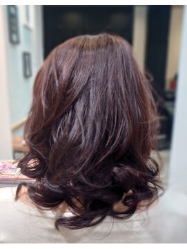 ムーヘアー MOU HAIR アメジストカラー☆