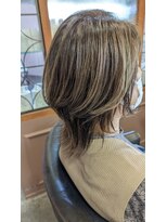 アズヘアー ラペ 三日市店(A'z hair LAPAIX) レイヤーミディ