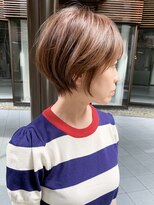 ミィ 表参道(mee.)&nbsp;【mee.】ハセガワヒトシ　丸みベージュ　コンパクトショート