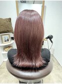 小顔くびれヘア似合わせカットラベンダー軽め外ハネボブ