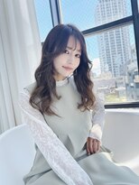 チェレ オレ 新金岡店(Chere ore) 大人可愛い20代30代40代小顔レイヤーミディ×ミルクベージュ★