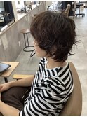 小顔補正立体カット