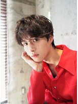 キュー(Cue_)&nbsp;無造作マッシュウルフ×メンズパーマ