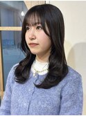 透け感たっぷりカラー