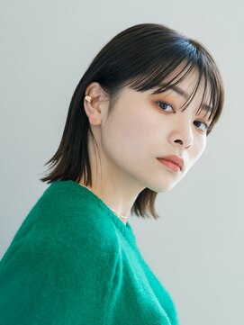 ミンクス渋谷スマートサロン(MINX shibuya smart salon) エアリーロング 美髪 ピンクブラウン 切りっぱなしボブ