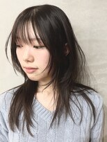 イデア(idea) 【ロングレイヤー×黒髪ウルフ】ヘアスナップ・山下