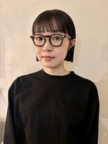 カシ 中目黒(CASI)&nbsp;黒髪コンパクトボブ