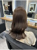 ブリーチなしダブルカラーベージュカラー