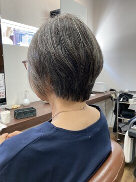ジールヤマグチ 朝霧駅前店 【白髪ぼかし】レディースショート【白髪ぼかし/白髪染め/マーブ
