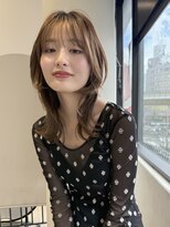 トゥルーズ 梅田店(TLUUS)&nbsp;【TLUUSホワイトグレージュチェリーブラウンミニウルフ】