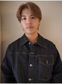 ハイトーン×毛流れヘア