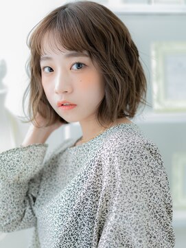 モッズヘア 越谷(mod's hair) ぱっつん前髪大人ガーリー小顔ボブパーマTc1越谷20代30代40代