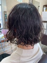 セットアップ 倉敷美和店(SET-UP) 抜け感ボブ/パーマボブ/ビターショコラ/アッシュブラック/艶髪