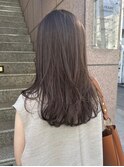 乾かすだけでキマる髪/ケアカラーグレージュ