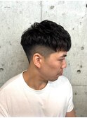 本格フェードクロップパーマメンズスタイル[下北沢]
