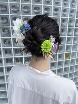 ラグ バイ シゲルカットクラブ 神田久志本店(lag)&nbsp;浴衣ヘアアレンジ