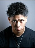 スキンフェード　フェードカット　アップバング　ピンパーマ