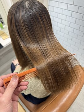 ハツ 橋本(HATSU) 髪質改善/ハイトーン縮毛矯正/美髪矯正【みずき】